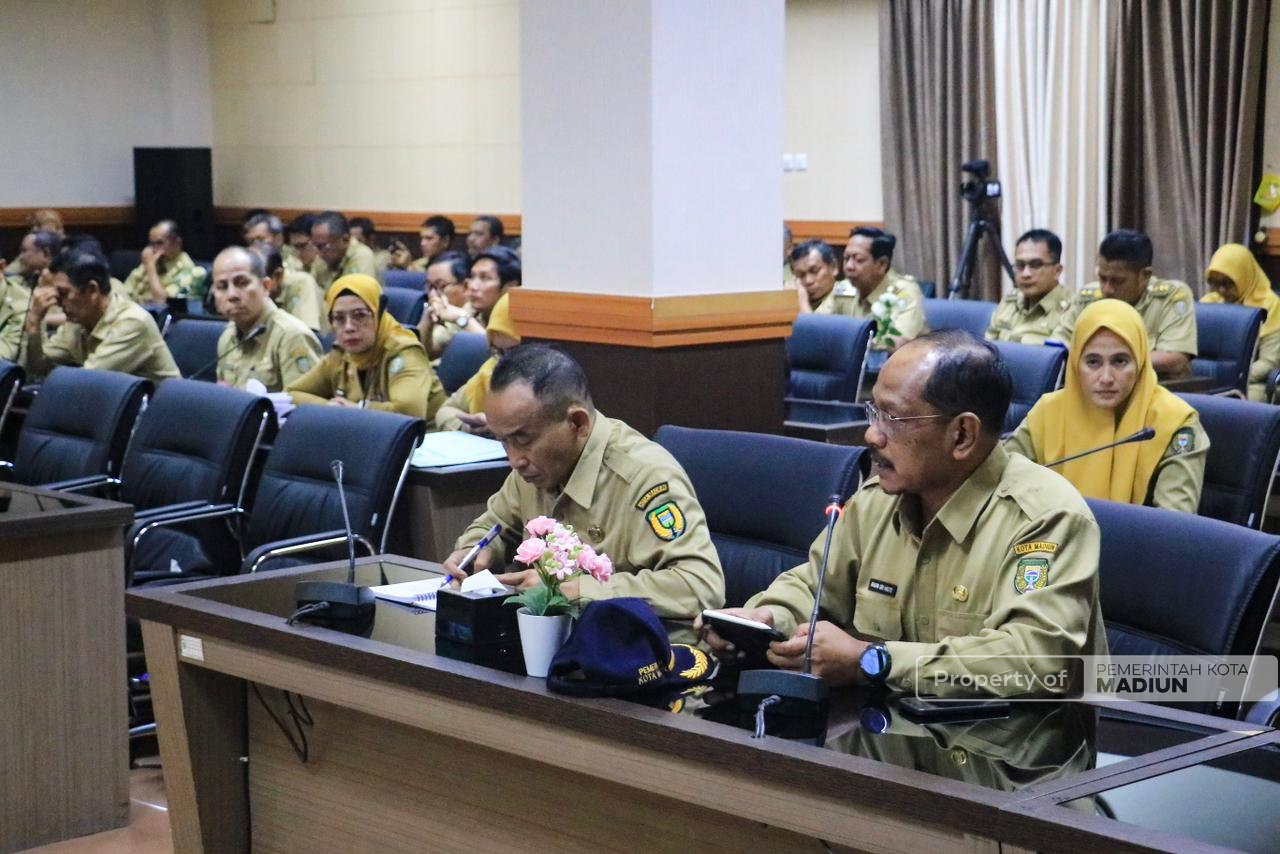 Optimalkan Jalannya Pembangunan Kota, Plt Wali Kota Pimpin Evaluasi Secara Berkala