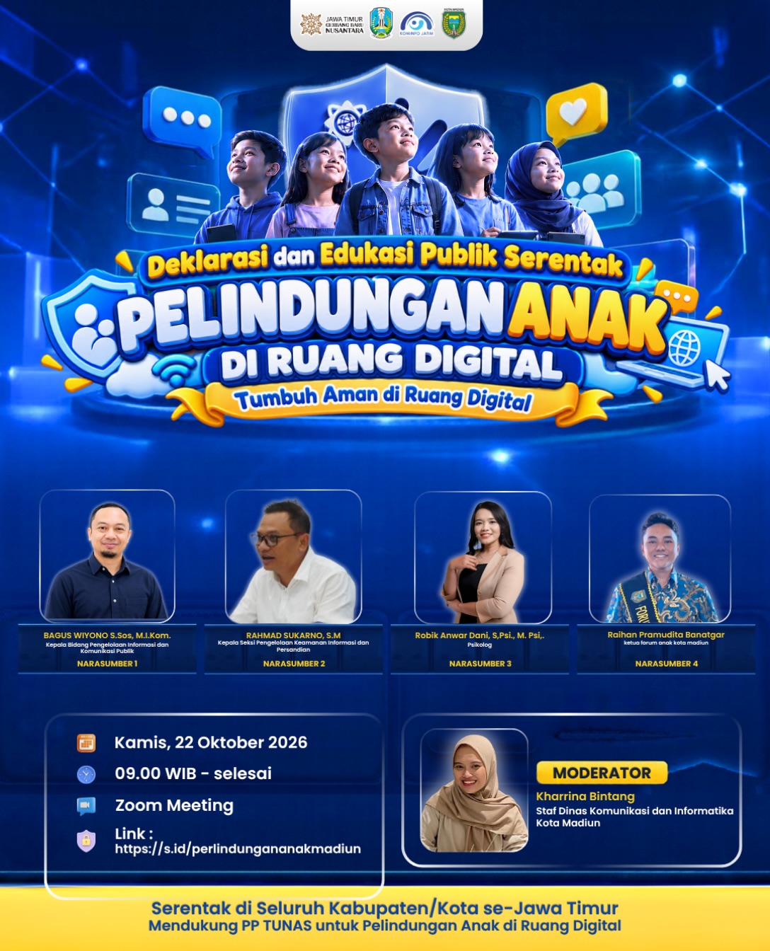 Ruang digital yang aman adalah salah satu kunci agar anak bisa belajar, bermain, dan berkembang dengan nyaman. Mari ikut...
