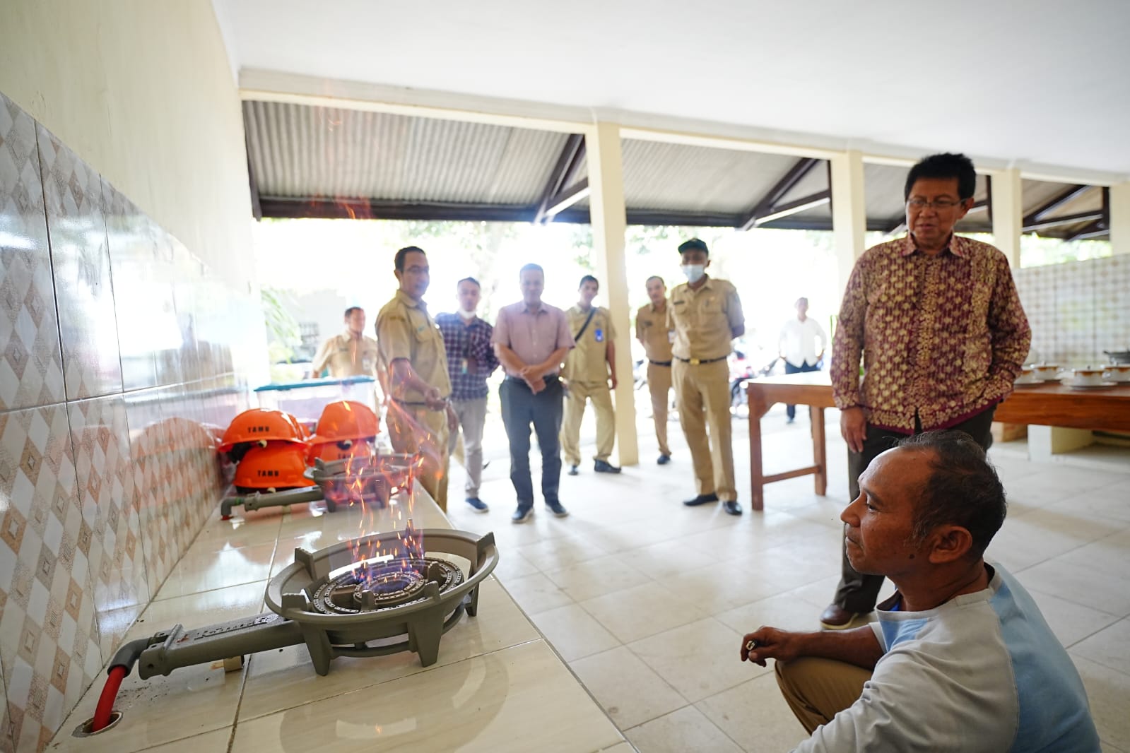 Assessment Dengan Tim UT Berakhir, Tim Juga Tinjau Pengelolaan Gas Metan di TPA