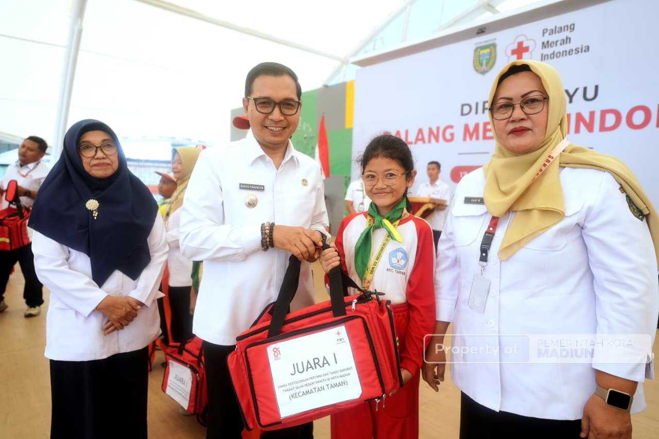 HUT ke-81 PMI, Plt Wali Kota Madiun Dorong Penguatan Jiwa Kemanusiaan Sejak Usia Sekolah