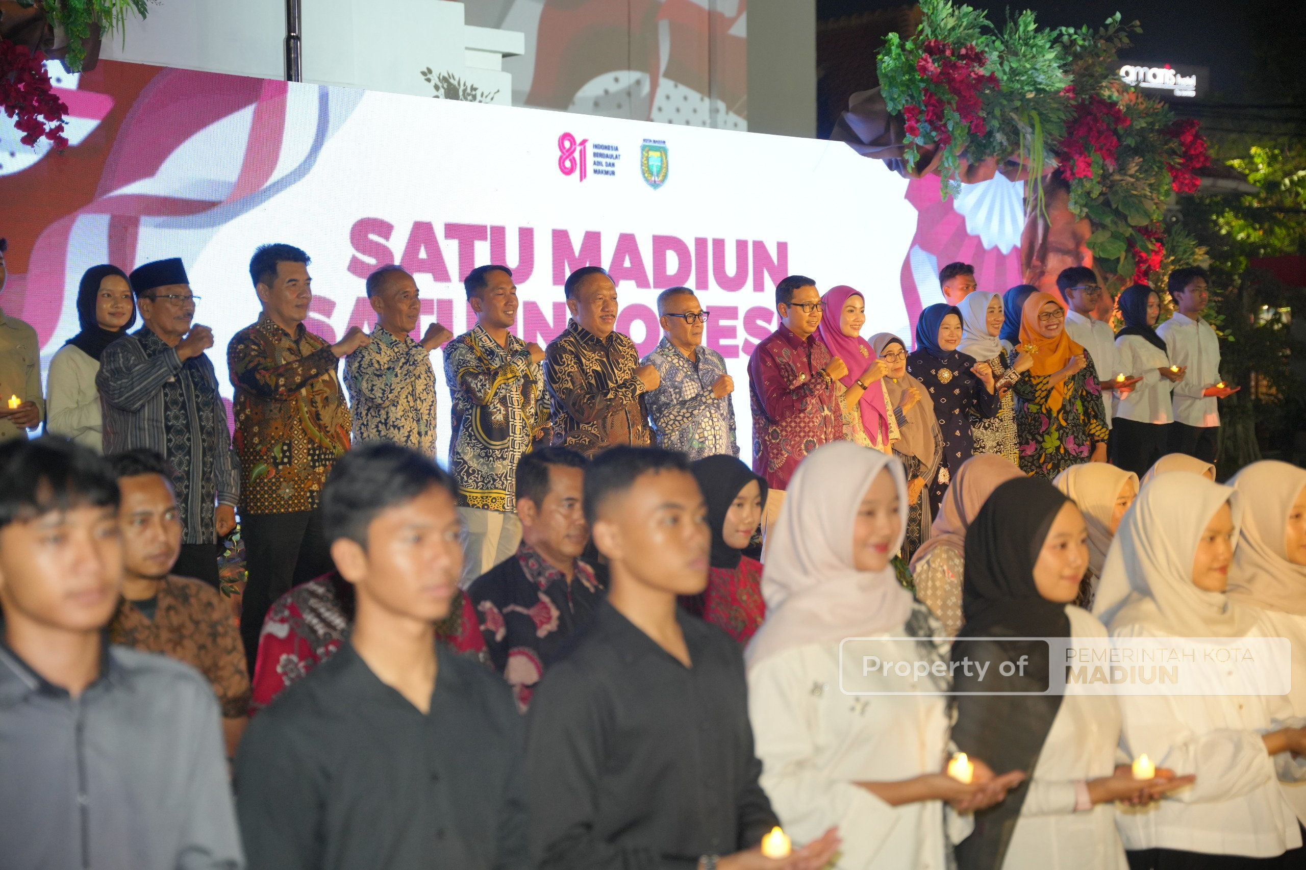 Malam Kenegaraan di Kota Madiun, Plt Wali Kota Ajak Perkuat Gotong Royong dan Peduli Sesama