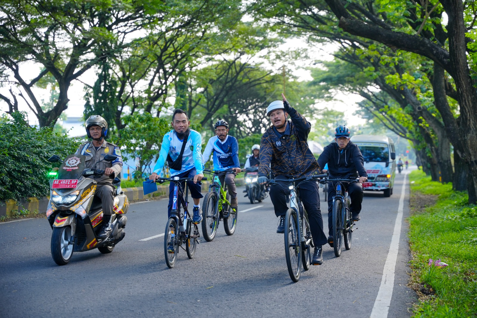 Gowes Kota Kita di Ngegong, Wali Kota Silaturahmi Sekaligus Serap Aspirasi Masyarakat