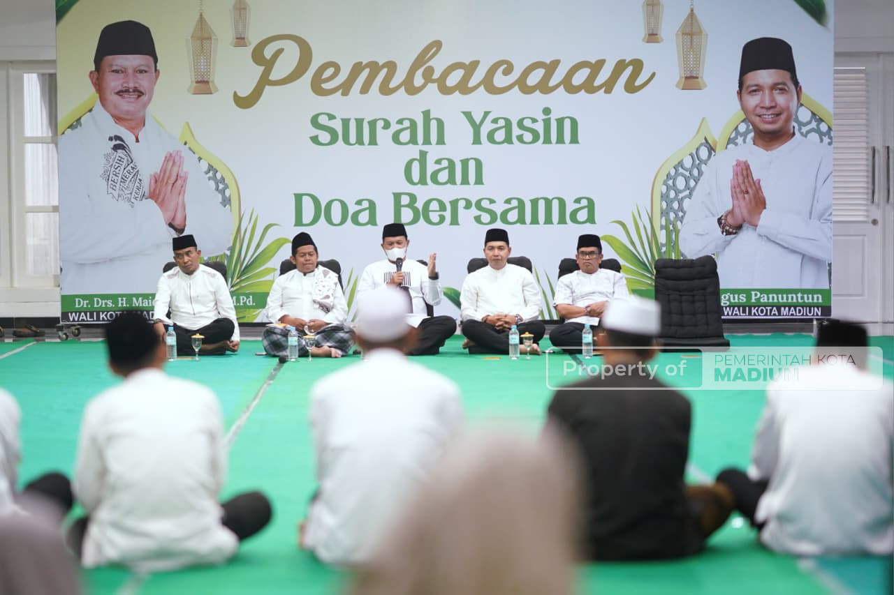 Hadiri Pembacaan Surat Yasin dan Doa Bersama, Wali Kota Ajak Modin Doakan Kemajuan Kota