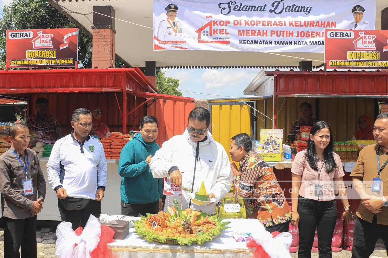 Wali Kota Madiun Resmikan KKMP Josenan, Targetkan Seluruh Gerai Tuntas 2026