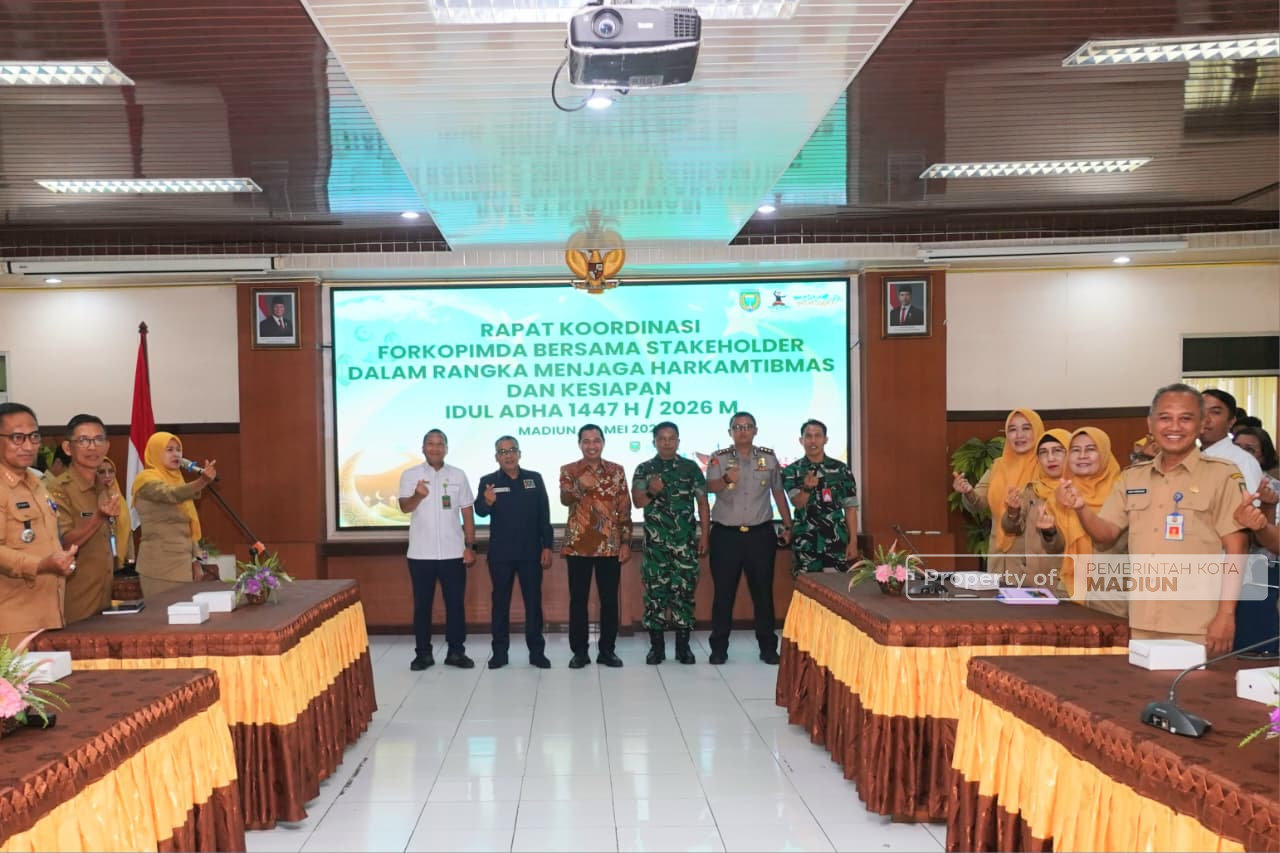 Jelang Libur Iduladha, Pemkot Madiun Matangkan Kamtibmas Hingga Wisata