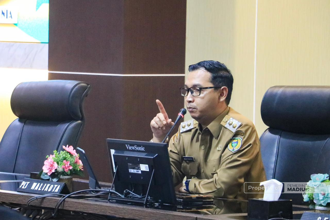 Pimpin Rapat Dinas, Plt Wali Kota Madiun Tekankan Kesiapan OPD dan Pelayanan Publik Jelang Lebaran