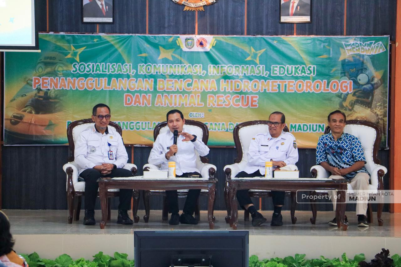 Cuaca Tak Menentu, BPBD Kota Madiun Gelar Sosialisasi Penanggulangan Bencana di Kecamatan Taman