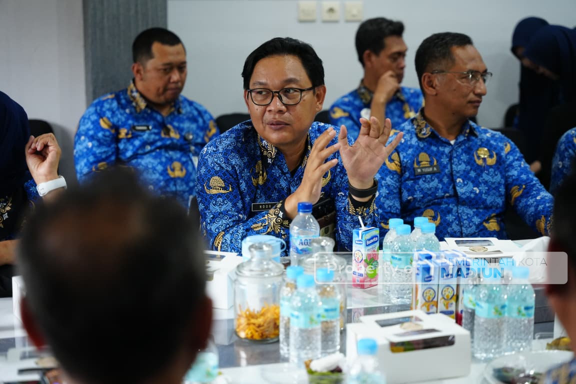 Mantapkan Persiapan Paparan Penghargaan Rupabumi Jatim, Wali Kota Madiun Gelar Rakor Bersama OPD