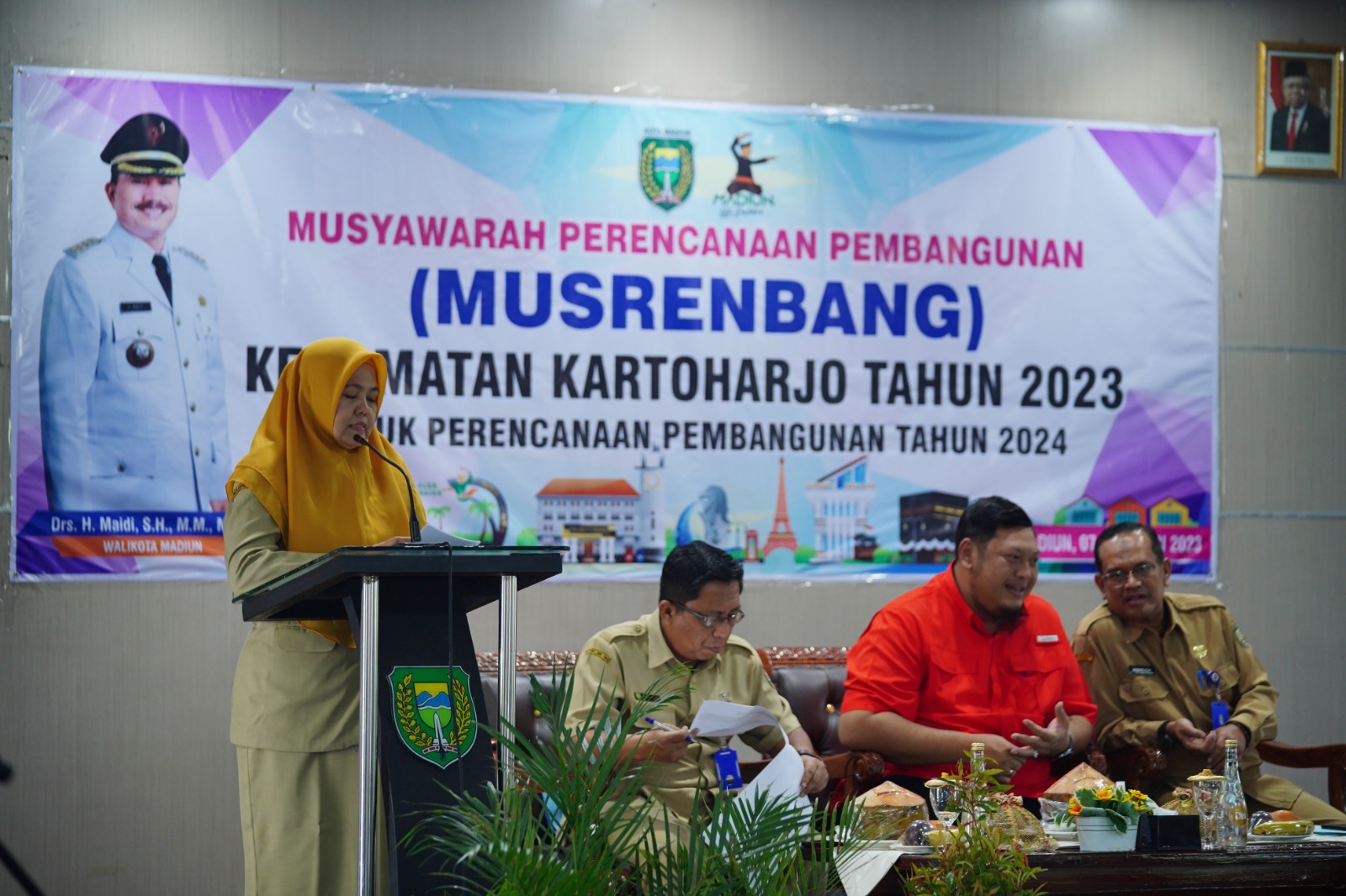Pastikan Usulan Pembangunan Tepat Sasaran, Wali Kota Pimpin Musrenbang Kartoharjo Dari Madinah