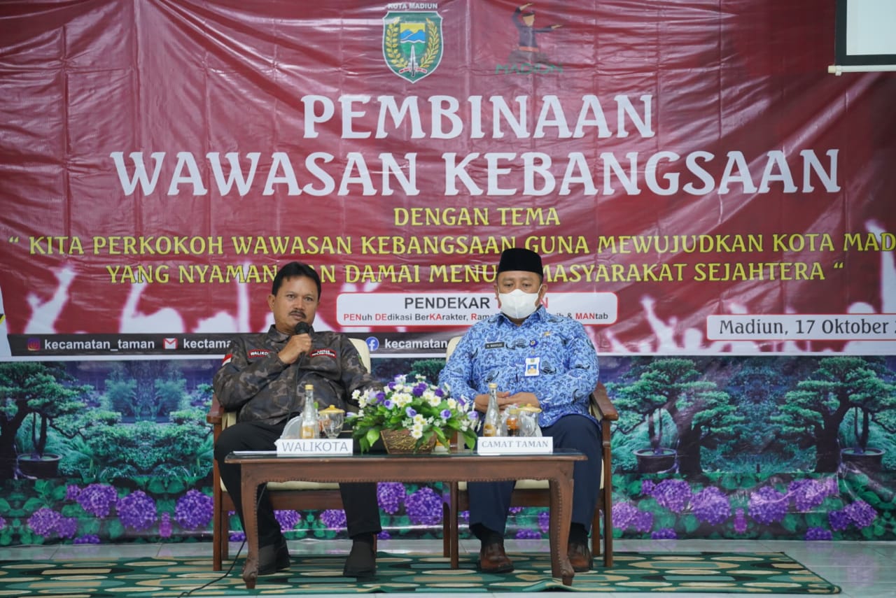 Gelar Sosialisasi Wawasan Kebangsaan, Wali Kota Pesan Jaga Kondusifitas Kota