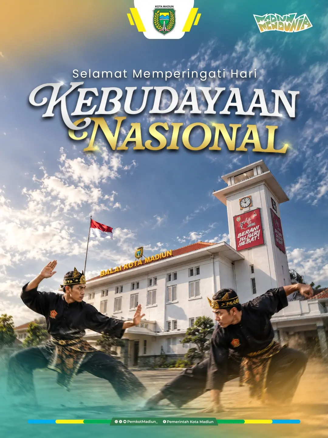 Selamat Memperingati Hari Kebudayaan Nasional Kebudayaan bukan sekadar warisan, melainkan akar karakter dan identitas ba...