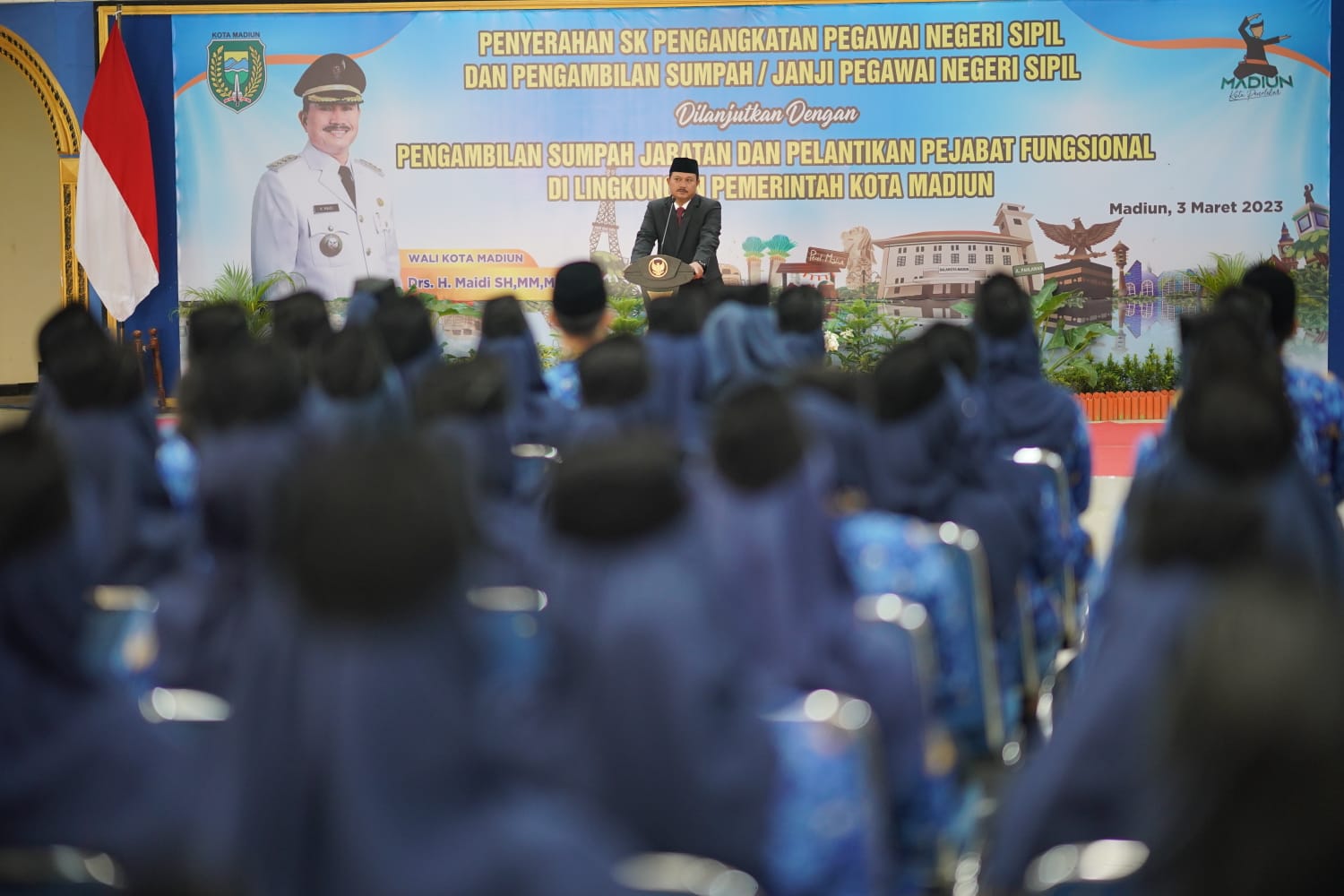 123 ASN Ikut Pengambilan Sumpah Janji, Wali Kota Pesan Utamakan Layanan Kepada Masyarakat