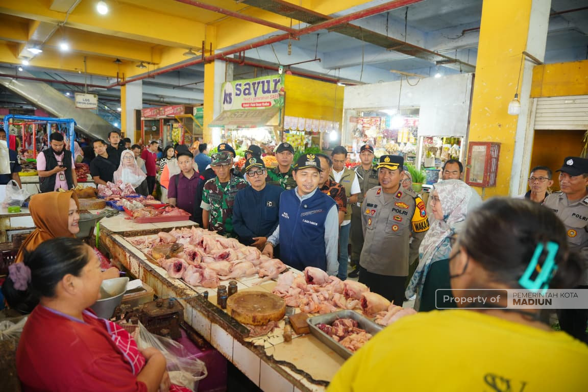 Maraton Pantau Objek Strategis, Plt Wali Kota Madiun Pastikan Lebaran Aman