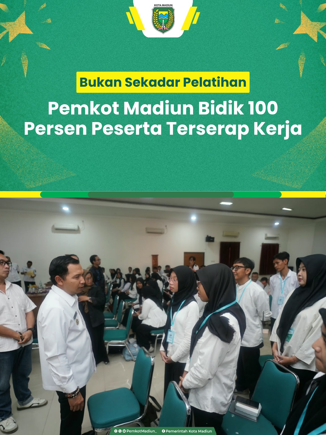 Pemerintah Kota Madiun terus memperkuat upaya menekan pengangguran melalui Pelatihan Berbasis Kompetensi Batch II Tahun ...