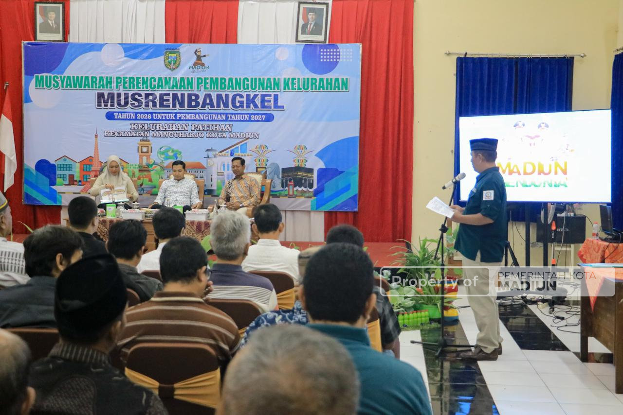Musrenbang Kelurahan Patihan, Wawali Terima dan Tampung Seluruh Usulan