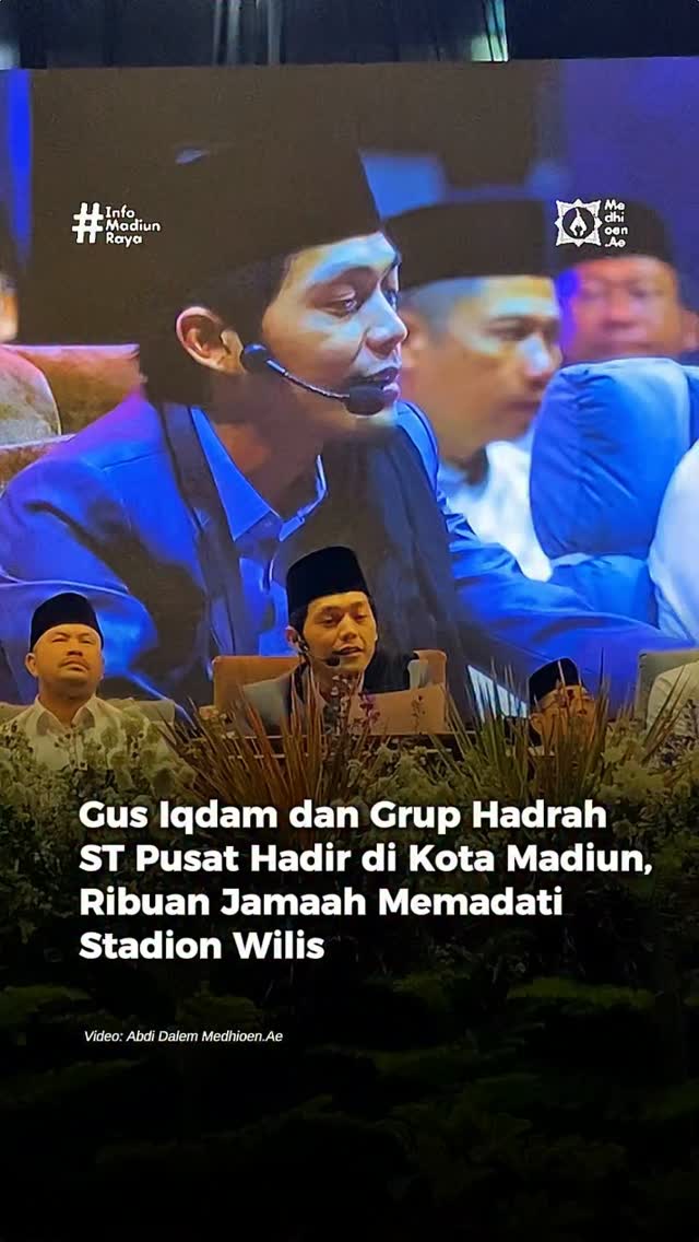 Bengi iki (26/9) gus @iqdammuhammad_ hadir ning Kota Madiun dalam rangka Expo Haji dan Umroh sing diselenggarakan karo @...