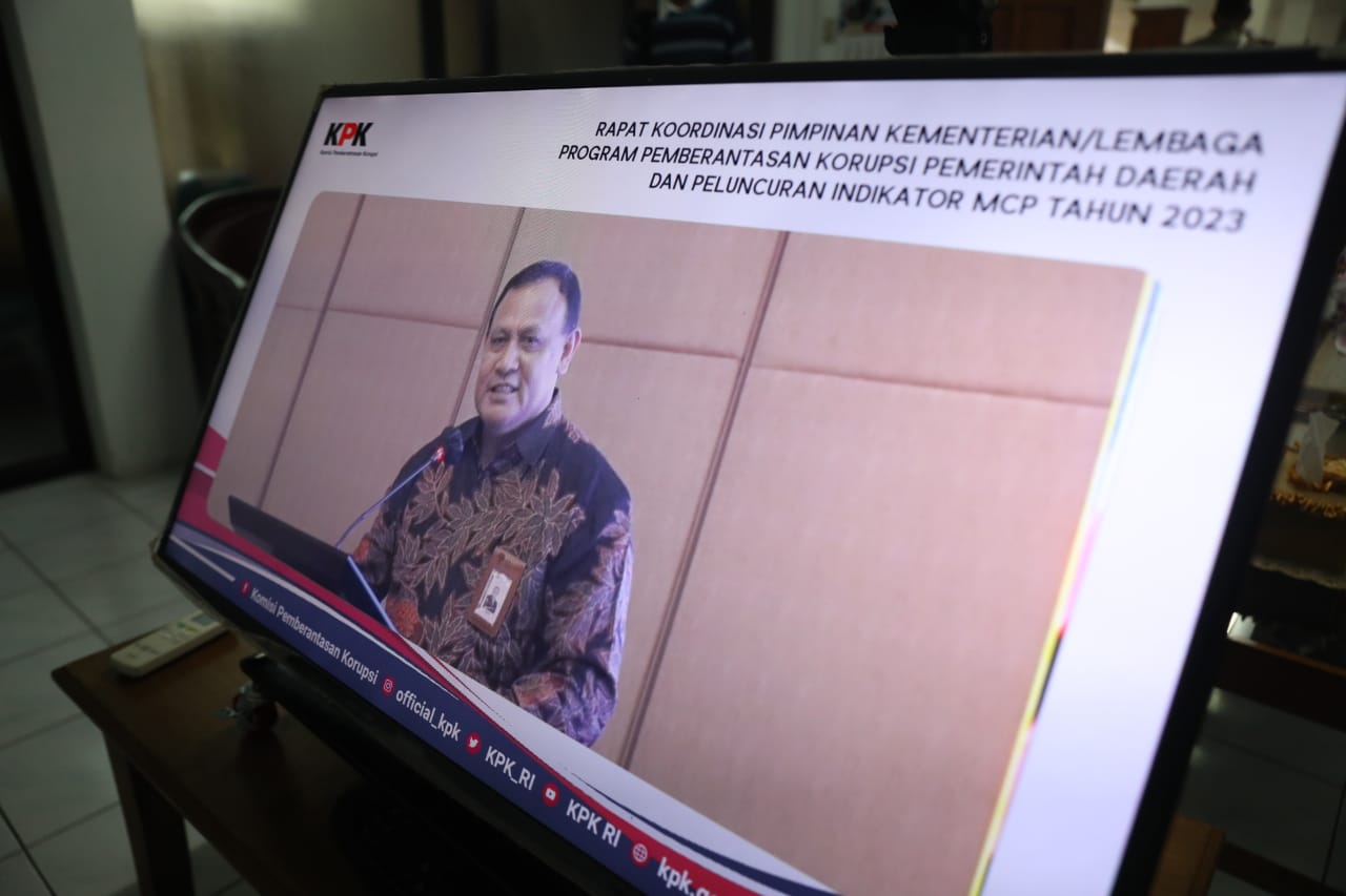 Ikuti Rakor Pemberantasan Korupsi dan Indikator MCP, Wali Kota: Kita Sudah Maksimal Tinggal Sektor Retribusi yang Belum Sepenuhnya Secara Elektronik