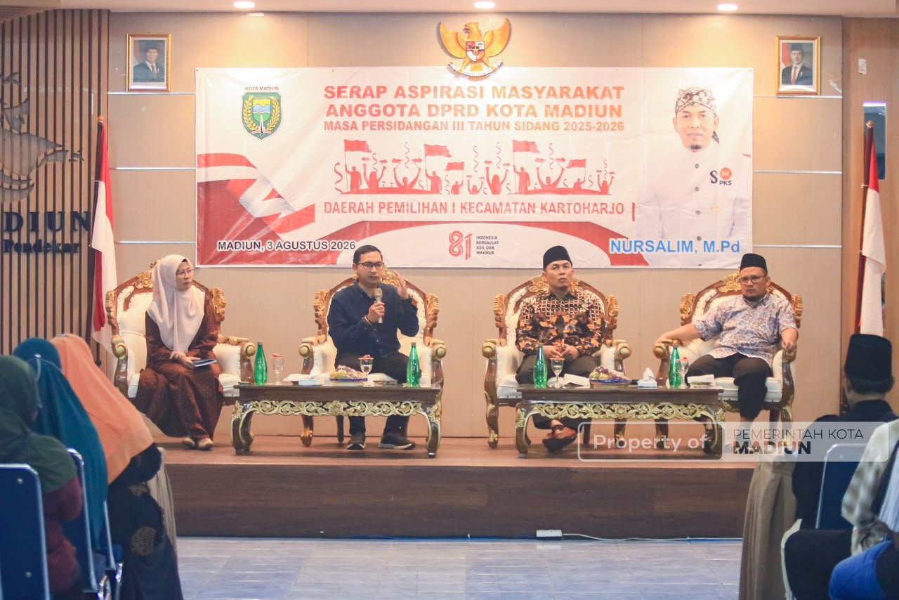 Reses DPRD, Plt Wali Kota Paparkan Arah Pembangunan Kota Madiun, SDM Unggul hingga Zero Waste Jadi Prioritas