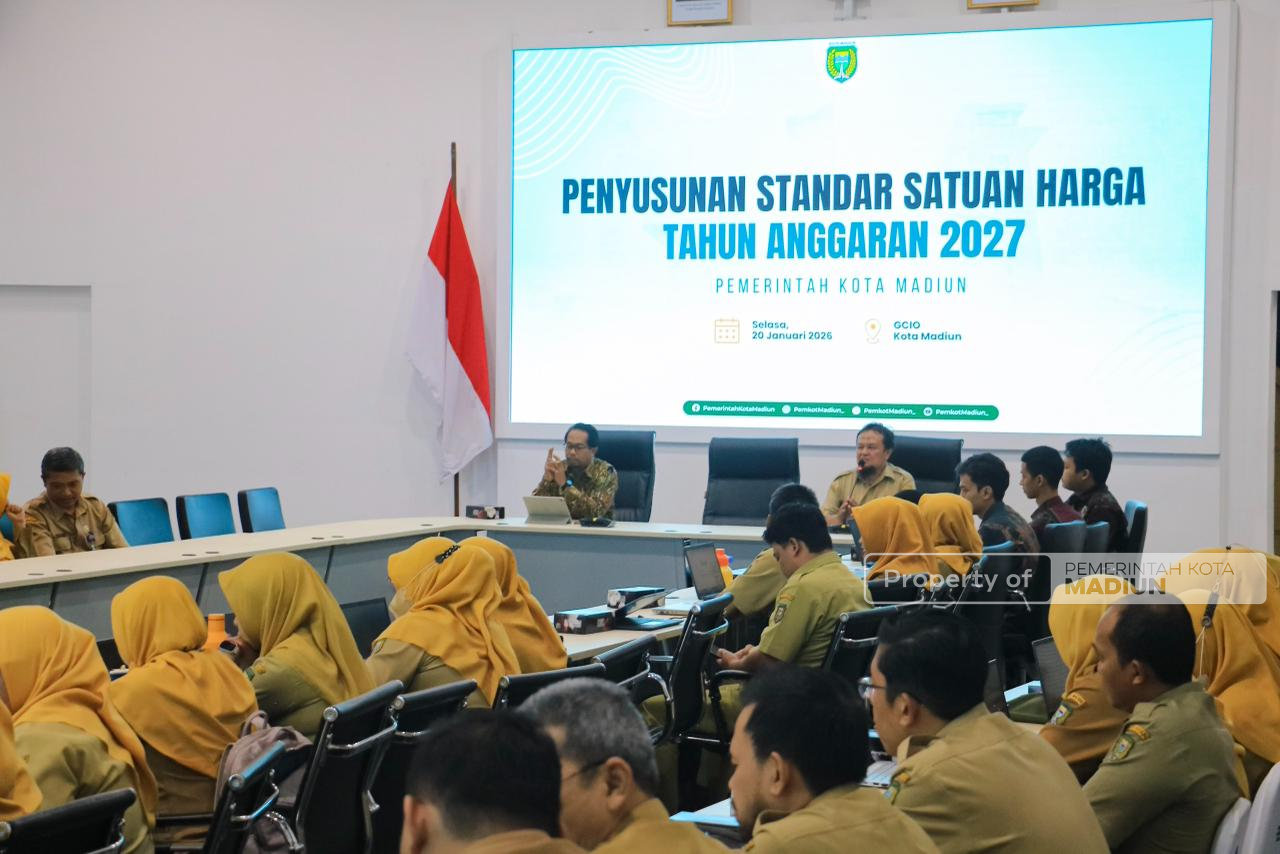 Matangkan Perencanaan Belanja 2027, BKAD Kota Madiun Susun Standar Satuan Harga