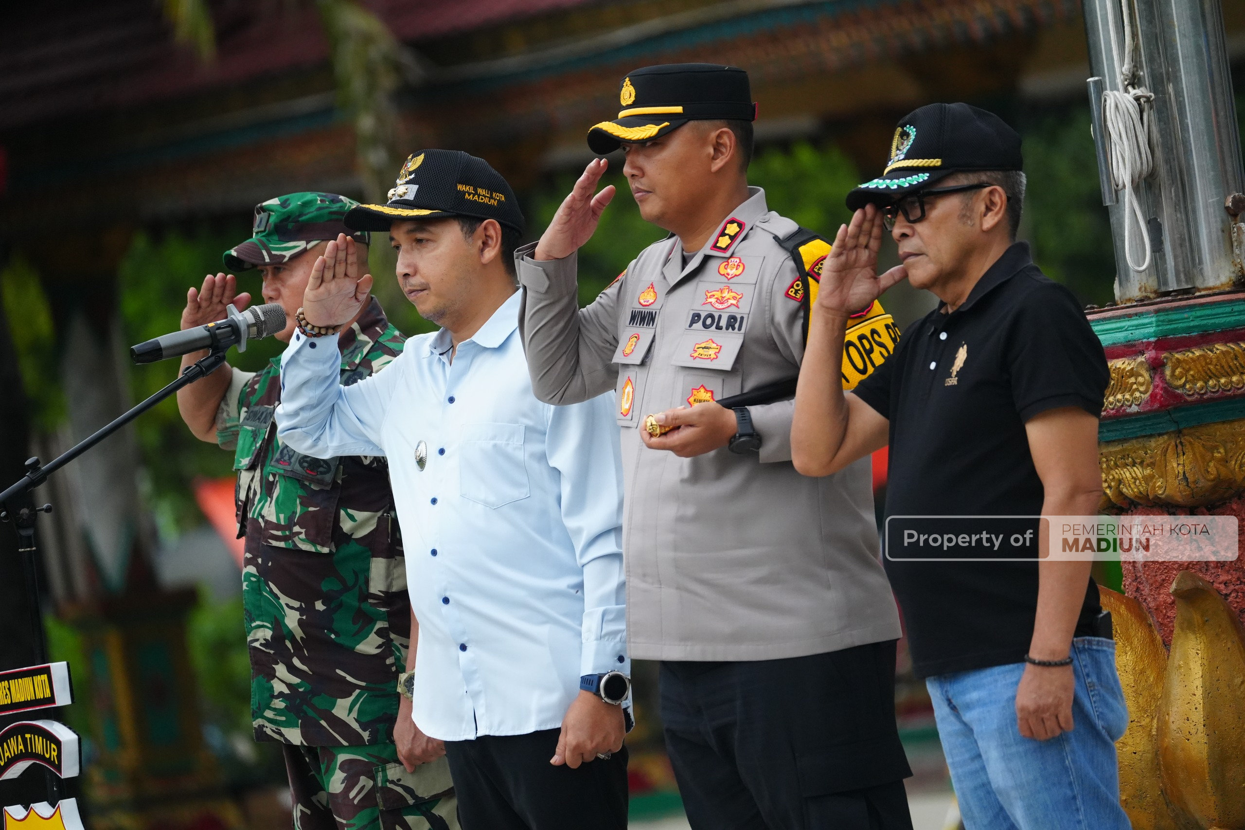 Kondusifitas Kota Madiun Tetap Terjaga, Plt Wali Kota Ini Berkat Sinergitas Kita Semua