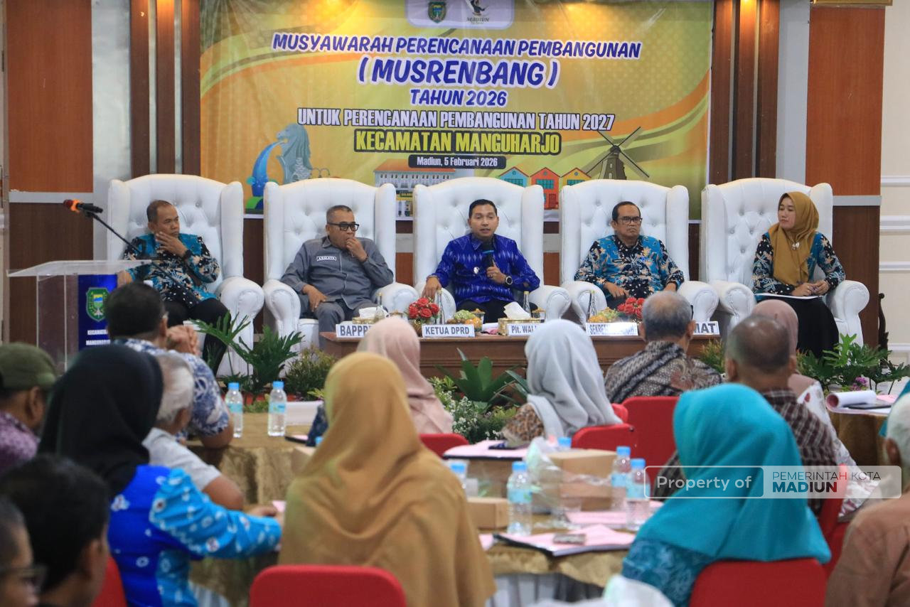 Musrenbang Kecamatan Manguharjo, Sarana Selaraskan Usulan dengan Arah Kebijakan Pembangunan