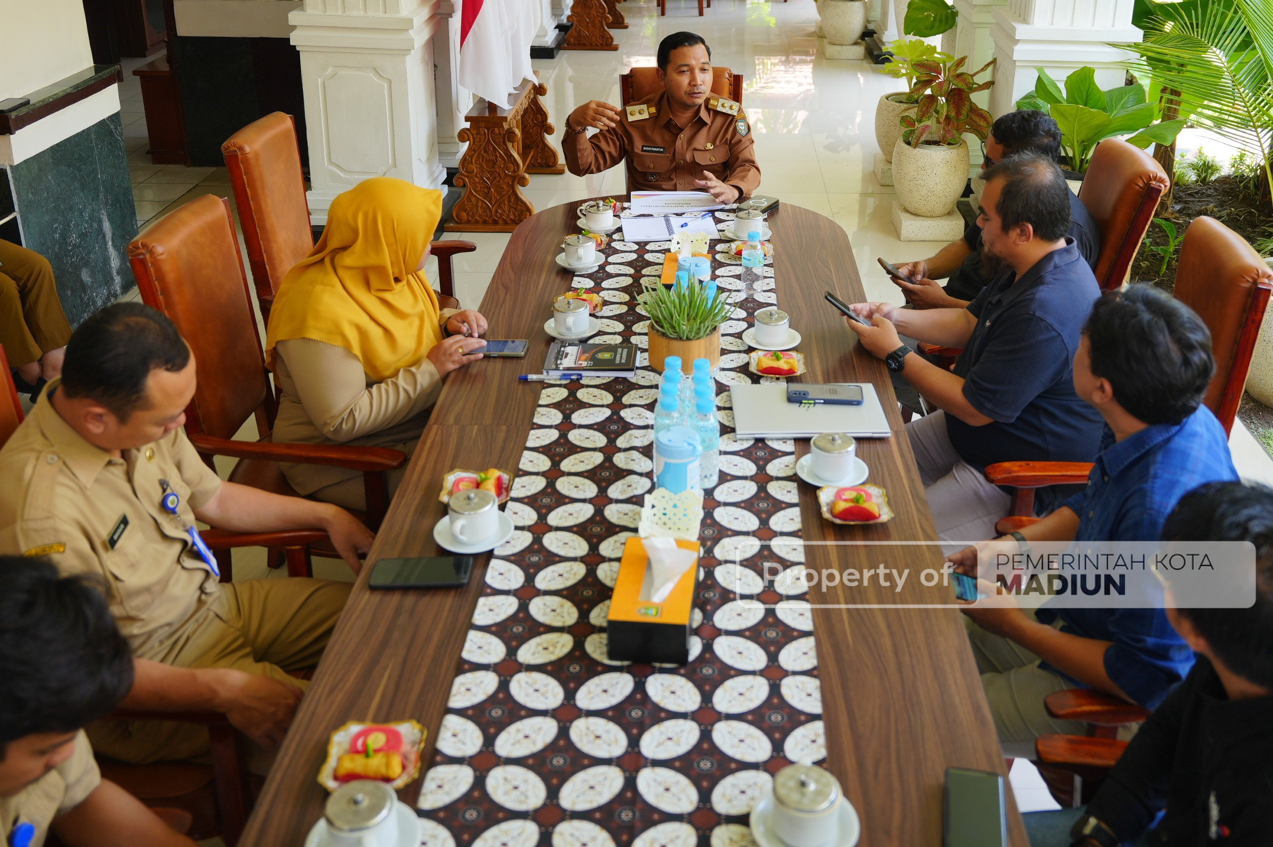 Audiensi dengan PT. Indosat, Wawali Dorong Pemberdayaan UMKM Berkelanjutan