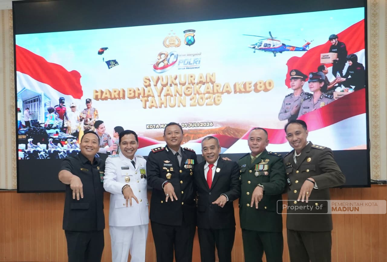 Hadiri Syukuran Hari Bhayangkara ke-80, Plt Wali Kota Harap Kolaborasi Polres dan Pemkot Terus Diperkuat