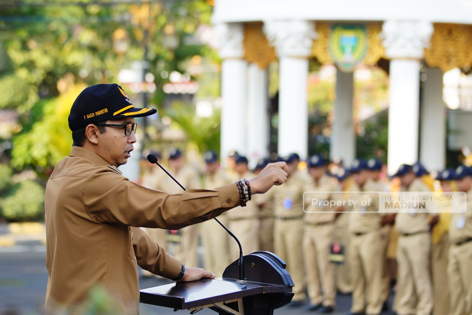 Pimpin Apel Pejabat, Plt Wali Kota Madiun Pesan Kekompakan dan Kinerja Terus Dijaga
