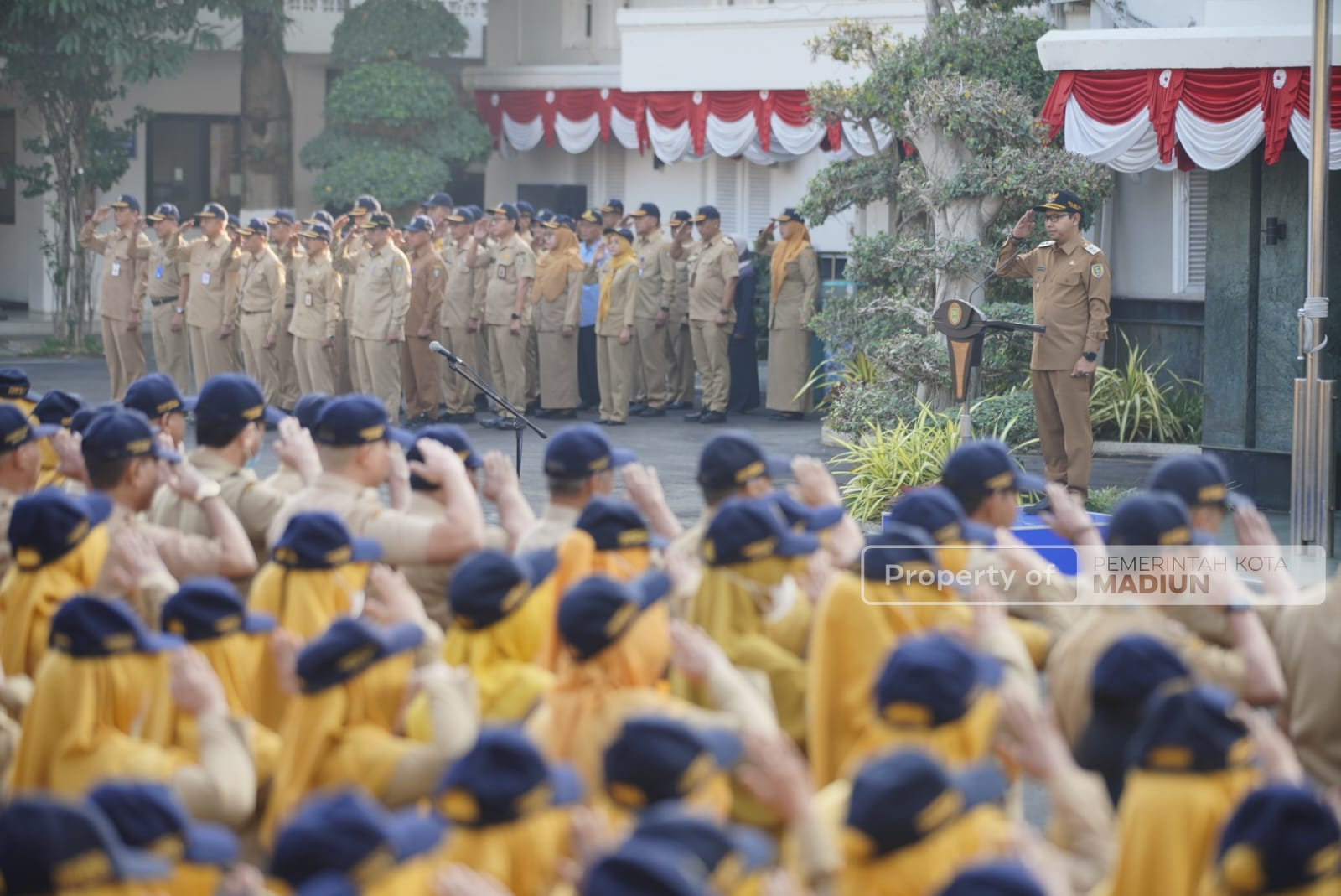 Pimpin Apel Pejabat, Plt Wali Kota Madiun Pesan Kekompakan dan Kinerja Terus Dijaga