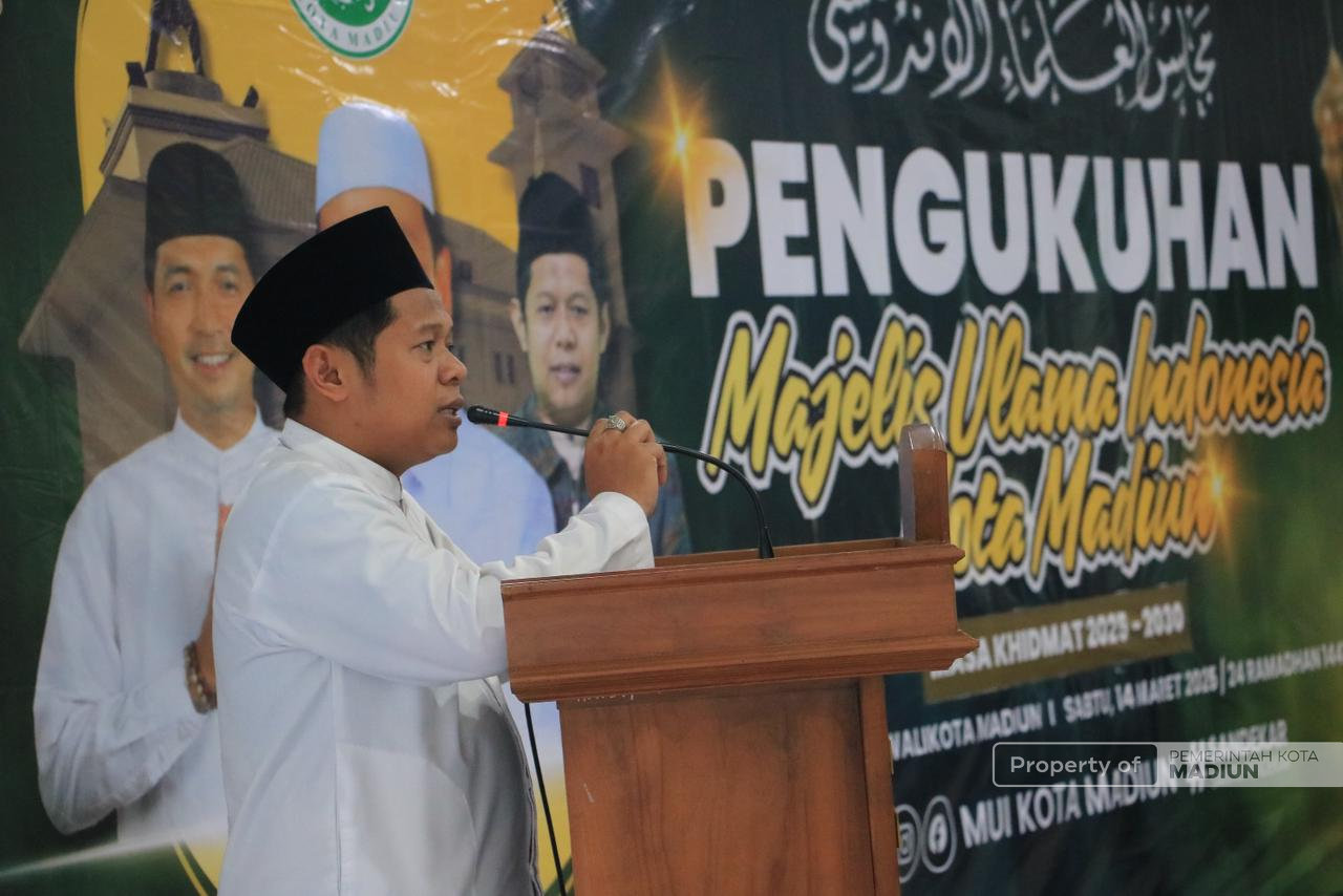 Pengurus MUI Kota Madiun 2025–2030 Dikukuhkan, Plt Wali Kota Dorong Sinergi Peningkatan SDM
