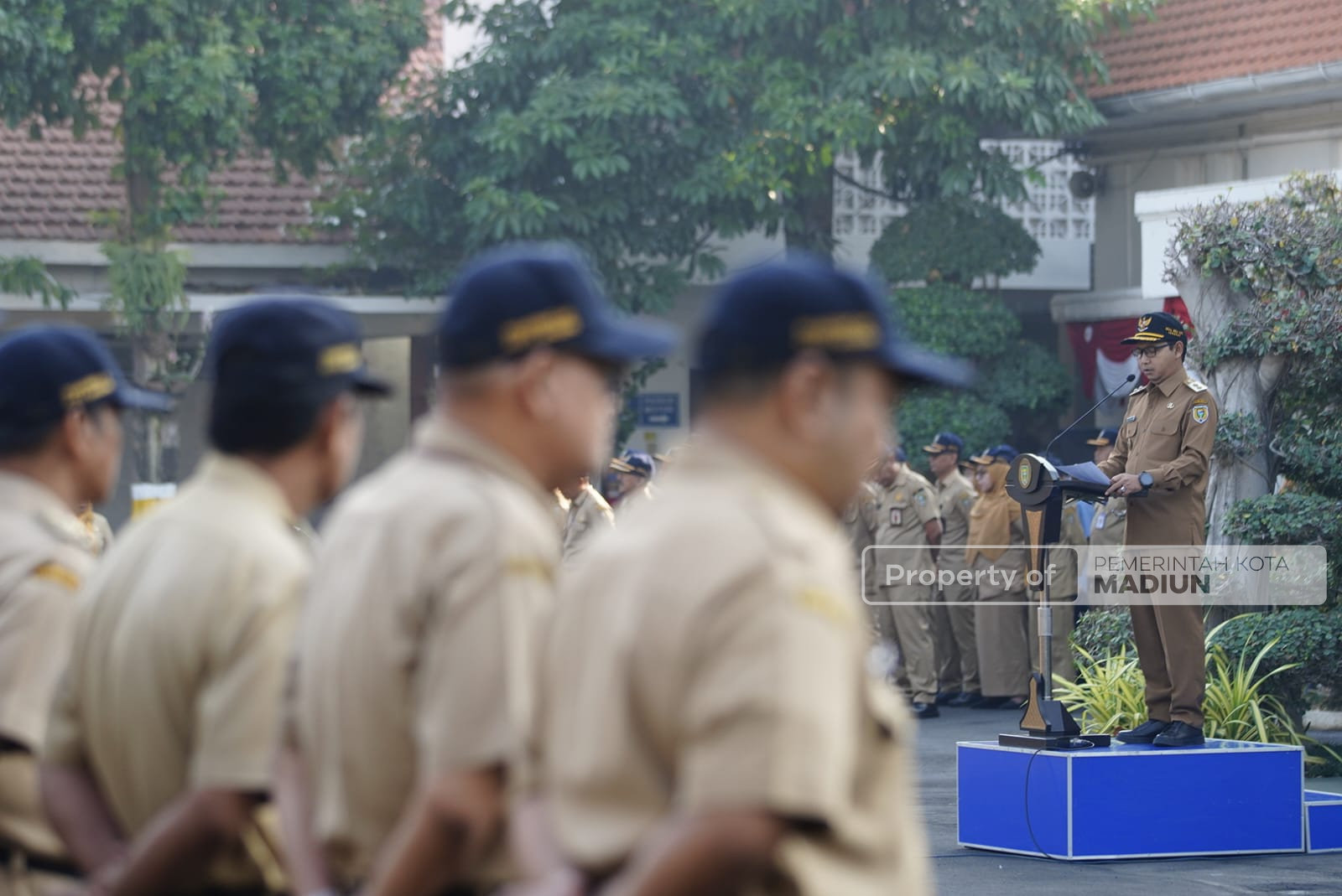 Pimpin Apel Pejabat, Plt Wali Kota Madiun Pesan Kekompakan dan Kinerja Terus Dijaga