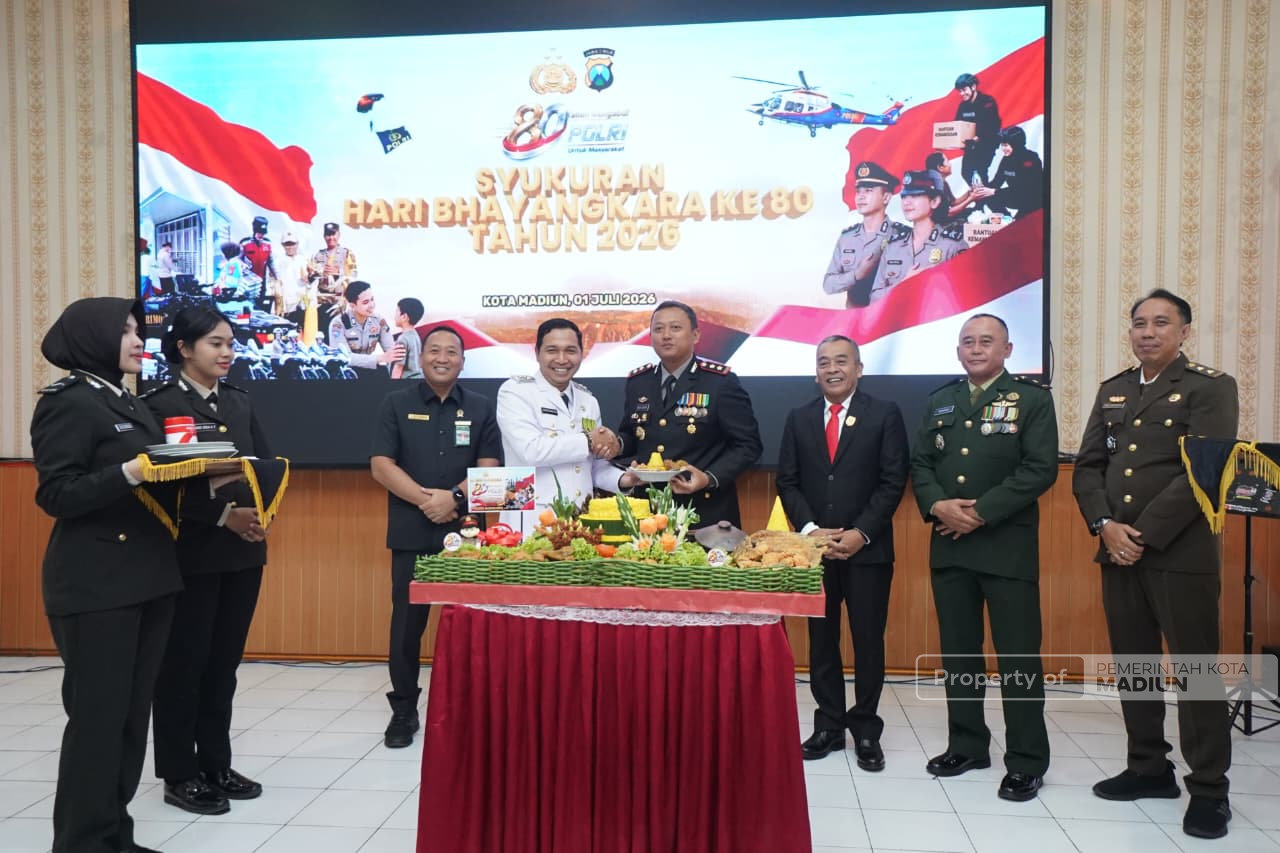 Hadiri Syukuran Hari Bhayangkara ke-80, Plt Wali Kota Harap Kolaborasi Polres dan Pemkot Terus Diperkuat