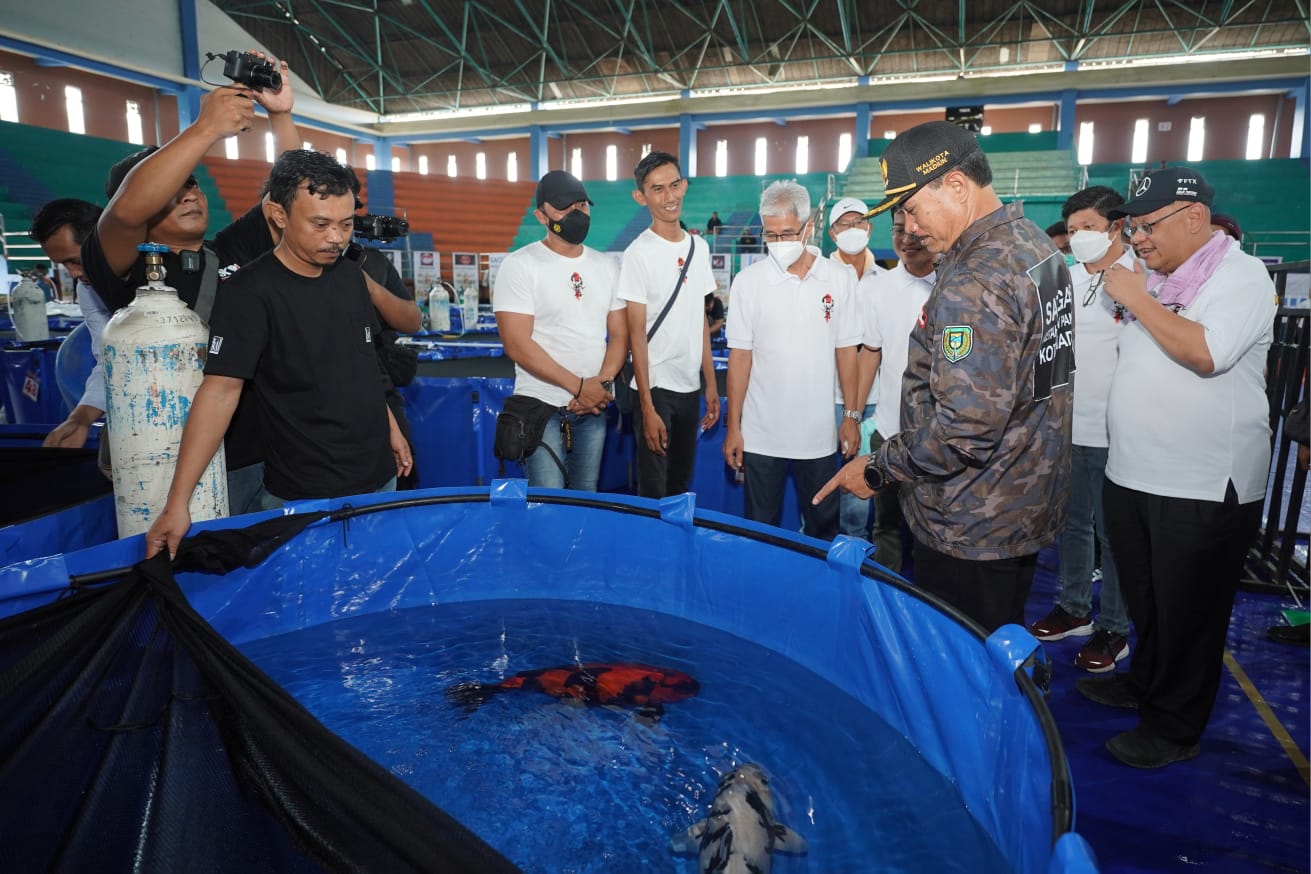 Buka Wali Kota Cup Pendekar Koi Show, Wali Kota Buka Pintu Lebar-lebar Event di Kota Pendekar
