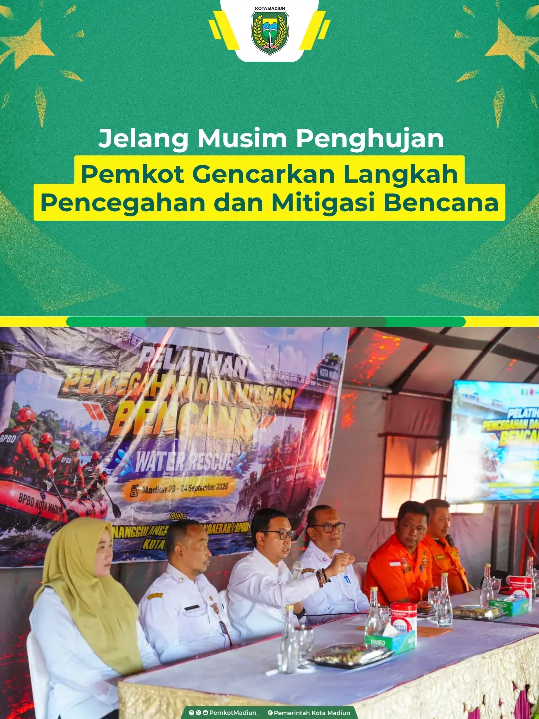 Bencana bisa datang kapan saja. Karenanya, masyarakat harus senantiasa siap jika terjadi bencana. Langkah pencegahan pun...