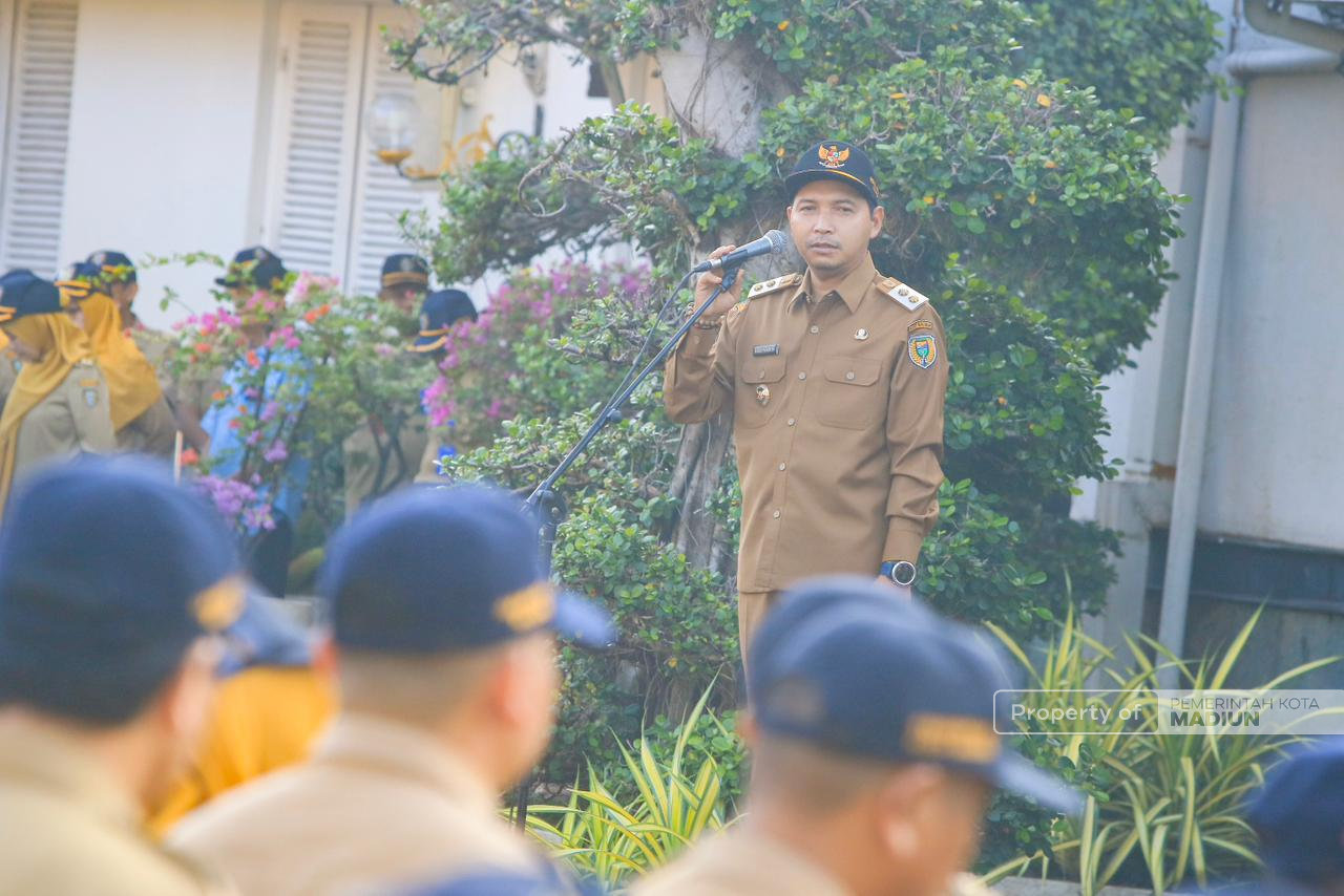 Pimpin Apel Kerja, Plt Wali Kota Madiun Tekankan Kebersihan dan Optimalisasi Pelayanan