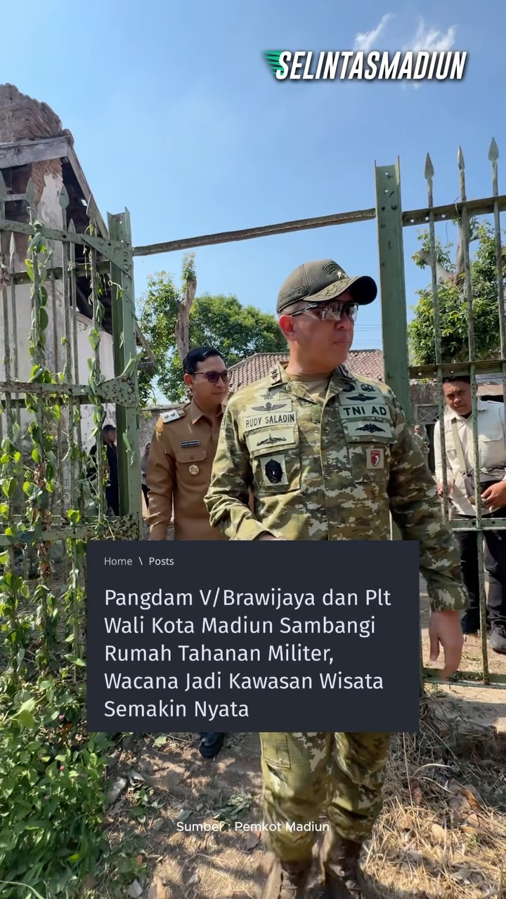 Rencana pemanfaatan Rumah Tahanan Militer (RTM) di Kelurahan Pangongangan sebagai salah satu destinasi wisata Kota Madiu...