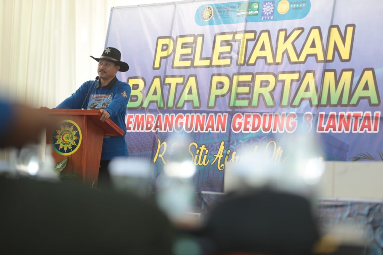 Hadiri Peletakan Bata Pertama Rencana Pembangunan RSI, Wali Kota Harap Rumah Sakit Terus Berinovasi dalam Pelayanan