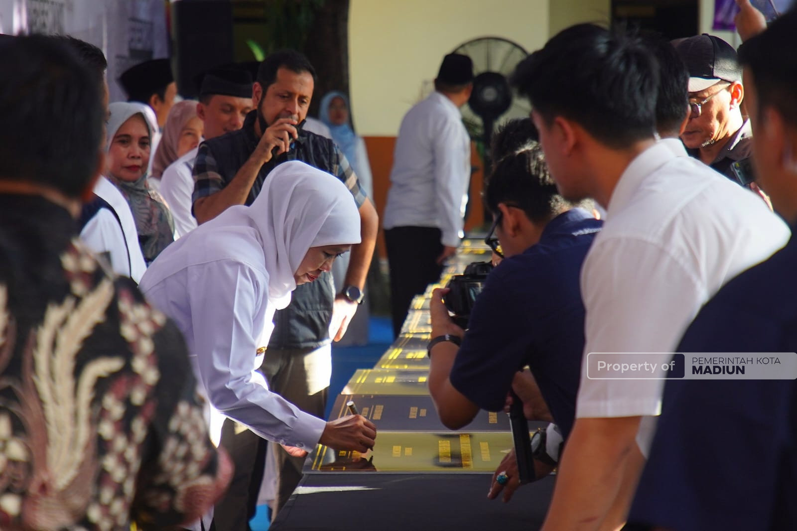 Sembilan Sekolah Tingkat Menengah Atas Kota Madiun Dapat Bantuan Program Revitalisasi, Diresmikan Gubernur Sore Tadi