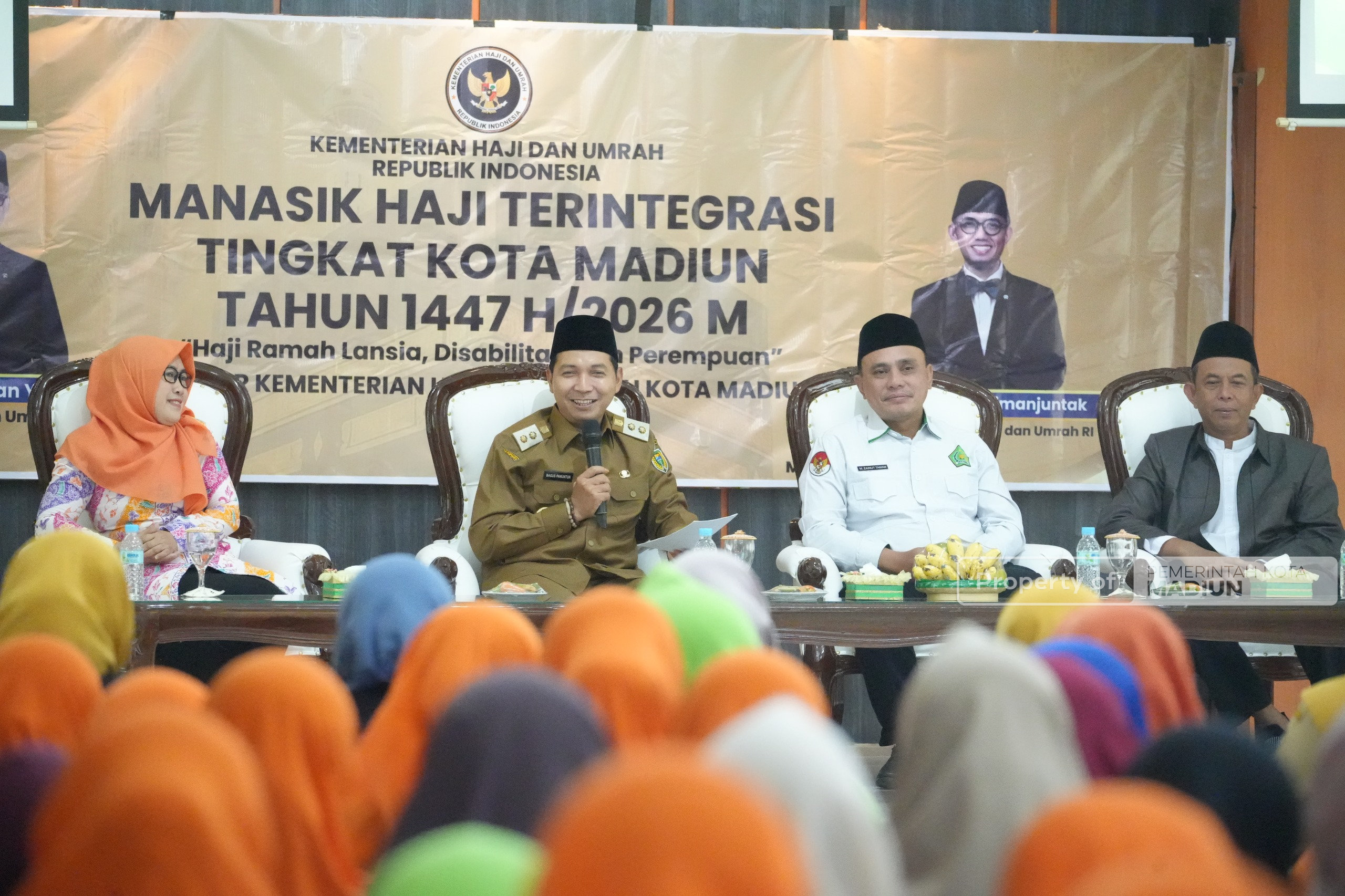 Manasik Haji Terintegrasi Tingkat Kota Madiun Resmi Dibuka, Plt Wali Kota Tekankan Kesehatan dan Kemandirian Jamaah