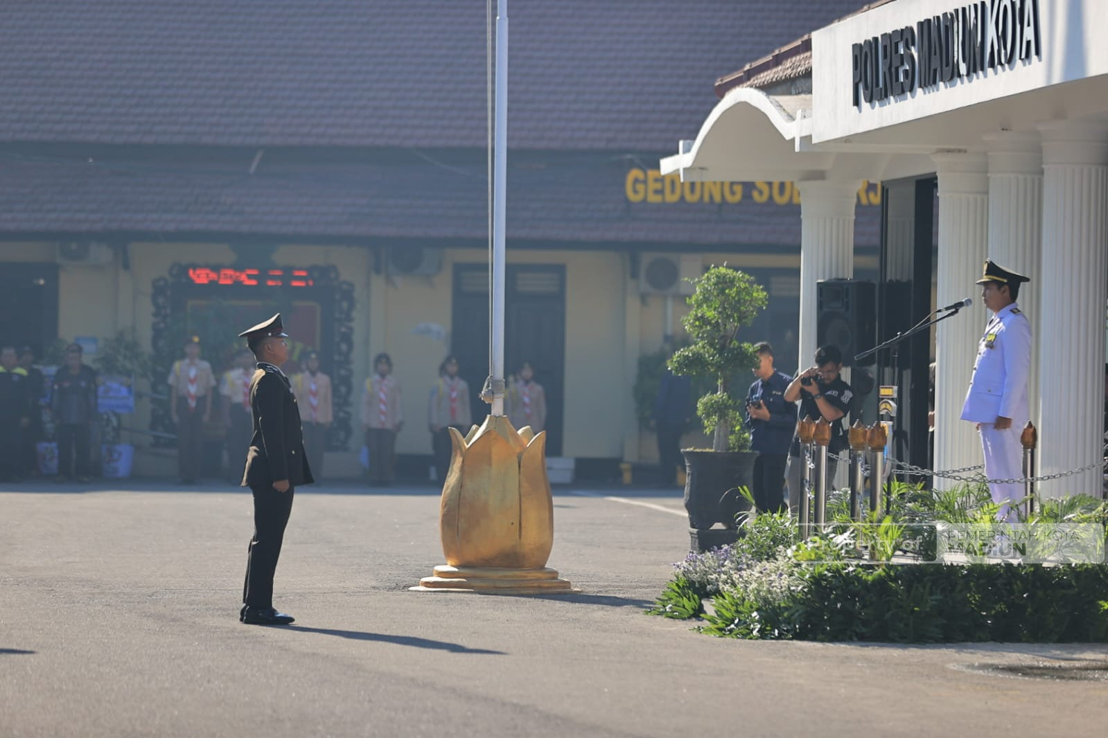 Peringati Hari Bhayangkara ke-80, Plt Wali Kota Apresiasi Kolaborasi Polri dan Pemkot Madiun
