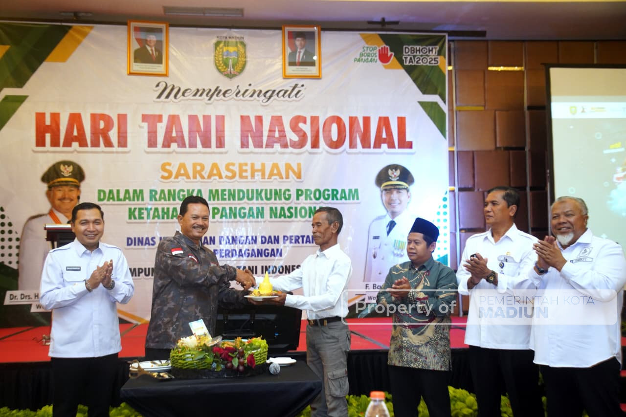 Hadiri Sarasehan Ketahanan Pangan, Wali Kota Madiun Tegaskan Ketahanan Pangan Sebagai Pilar Pembangunan Daerah