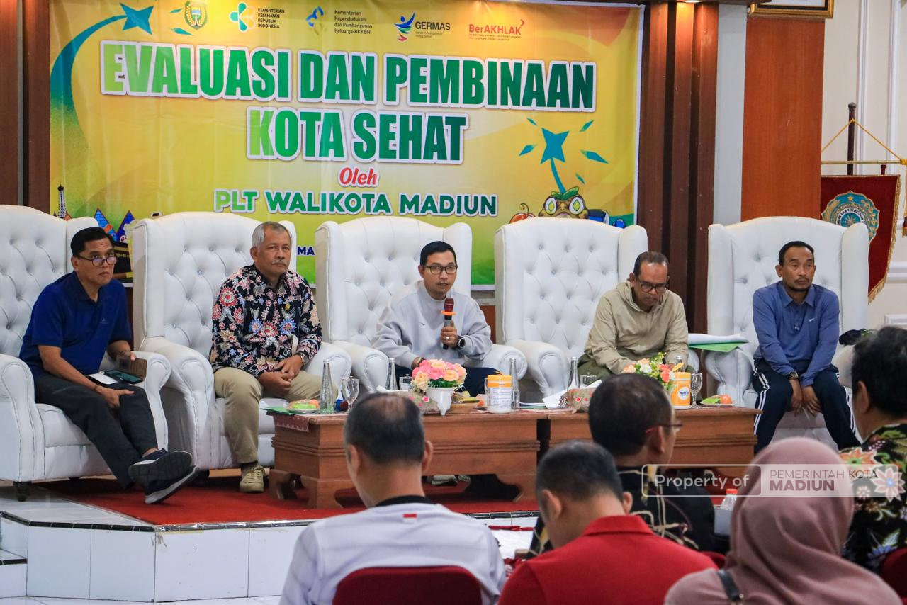 Evaluasi Kota Sehat, Plt Wali Kota Tekankan Dampak Nyata dan Kesiapan Lapangan