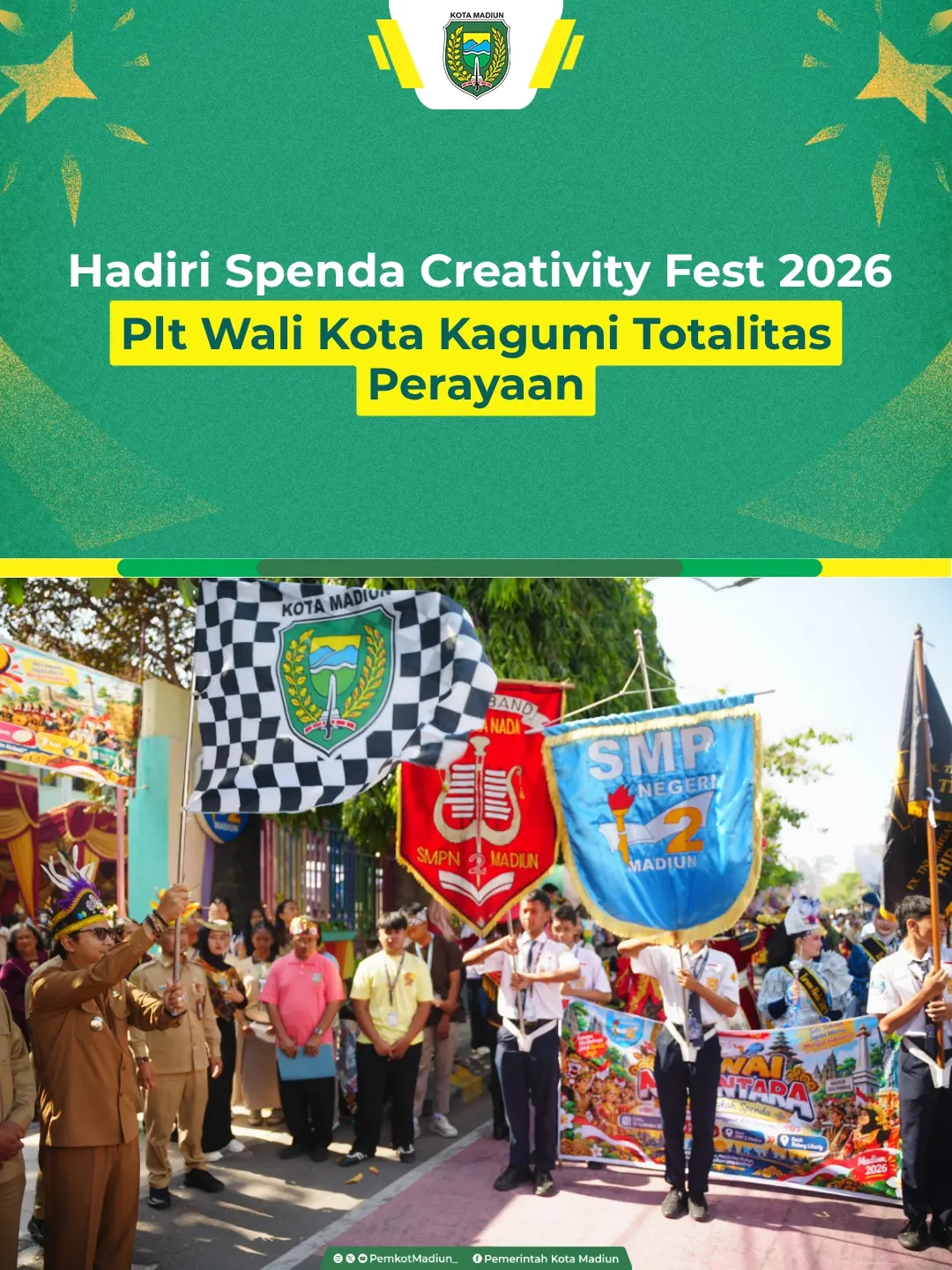 SMPN 2 Kota Madiun genap menapaki usia ke-80 tahun. Perayaanpun berlangsung meriah, seru, lagi menarik. Berbagai kegiata...