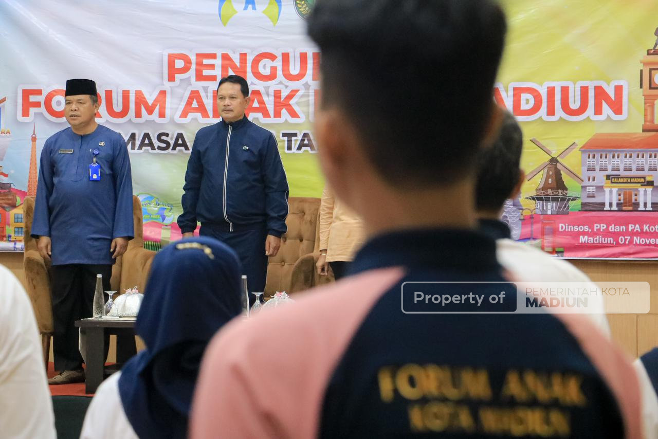 Buka Pengukuhan Forum Anak, Wali Kota Harap Lahir Generasi Cerdas dan Berkarakter
