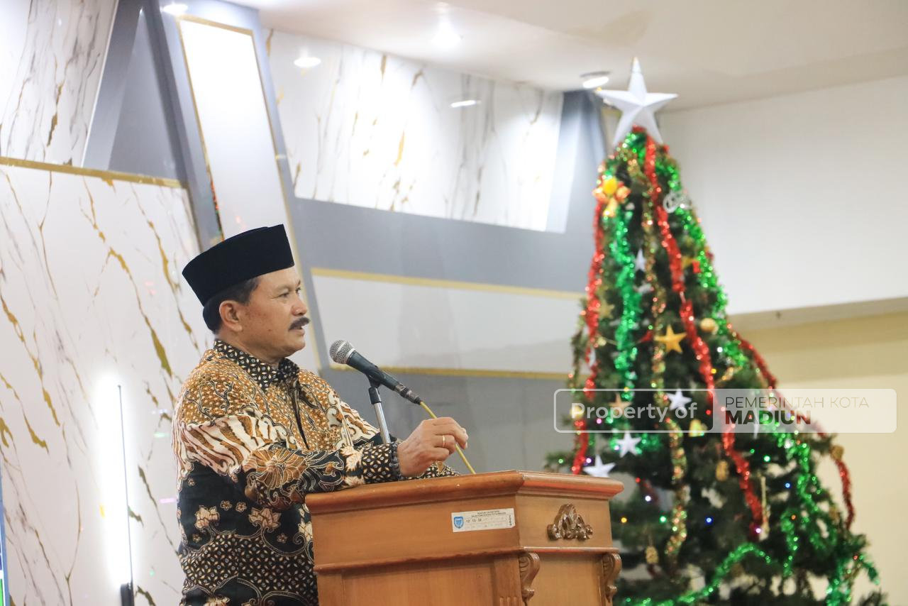 Hadiri Perayaan Natal, Wali Kota: Doa Jemaat GKJW Bawa Kota Madiun Semakin Maju Mendunia