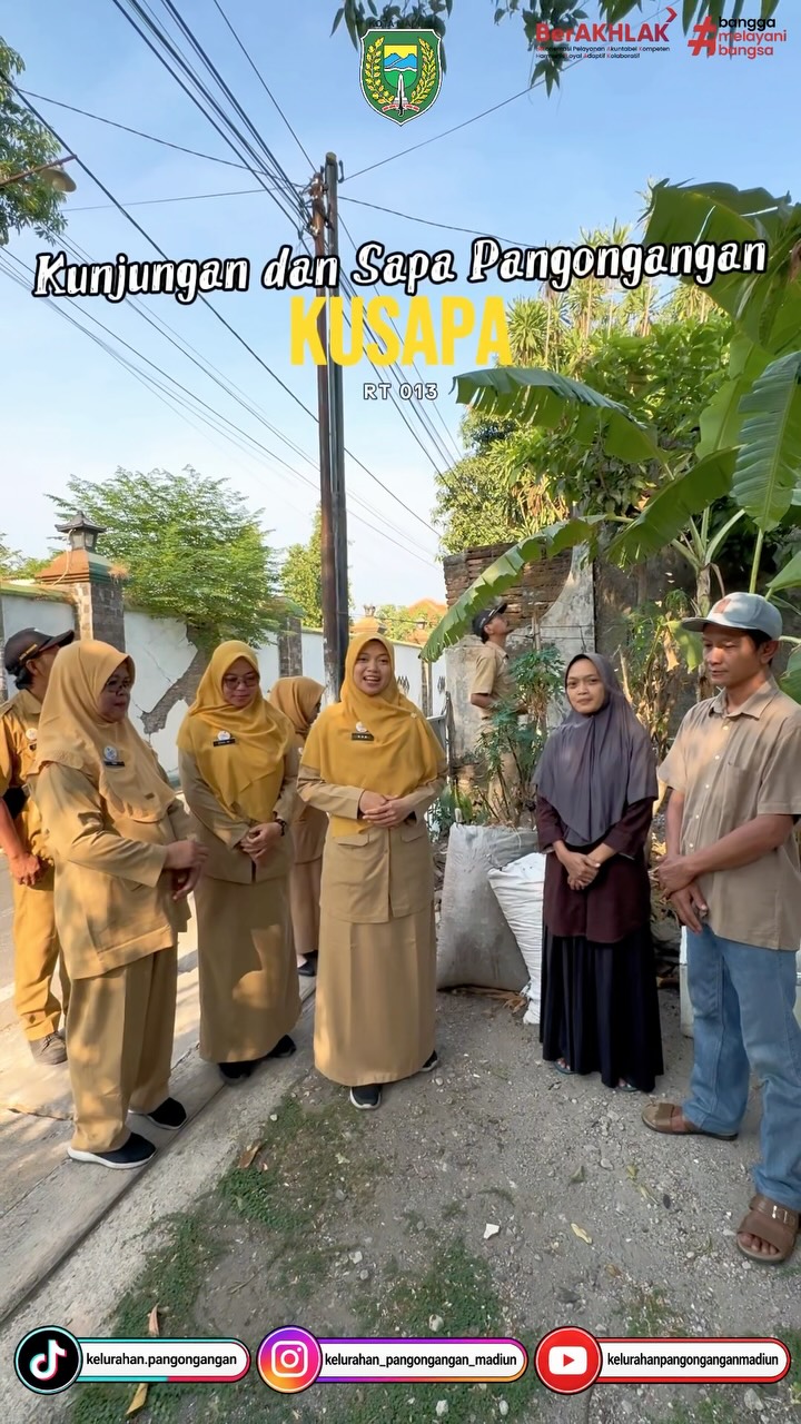KUSAPA (Kunjungan dan Sapa Pangongangan) RT 013 Kelurahan Pangongangan pada Hari Selasa, 06 Oktober 2026
