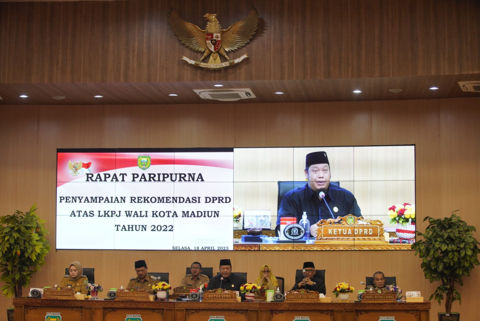 Rapat Paripurna Lanjutan LKPj Wali Kota TA 2022, Wali Kota Apresiasi Rekomendasi Wakil Rakyat