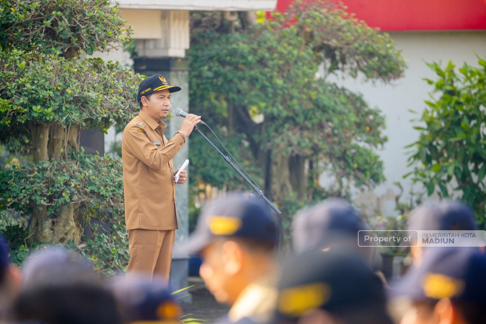 Gelar Apel, Plt Wali Kota Madiun Tegaskan ASN Harus Kawal Target Pembangunan 2030