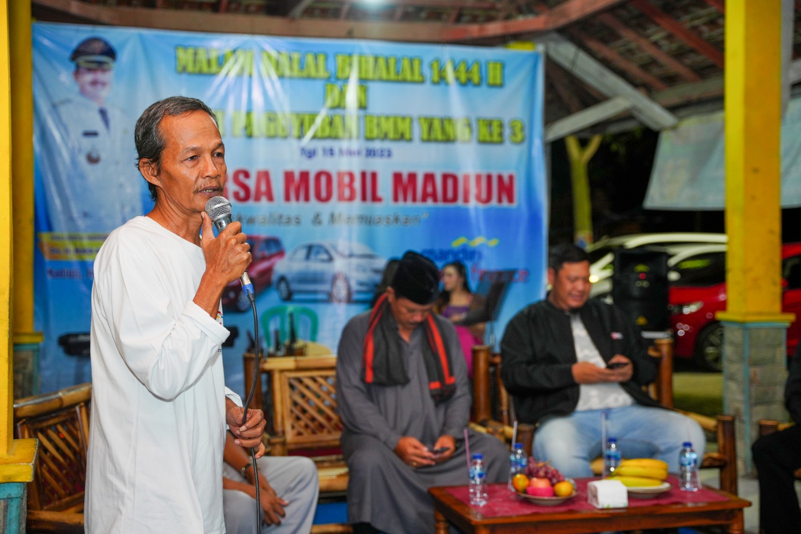 Hadiri Halal Bihalal Bursa Mobil Madiun, Wali Kota Imbau Pedagang Jaga Kerukunan Demi Kemajuan Kota