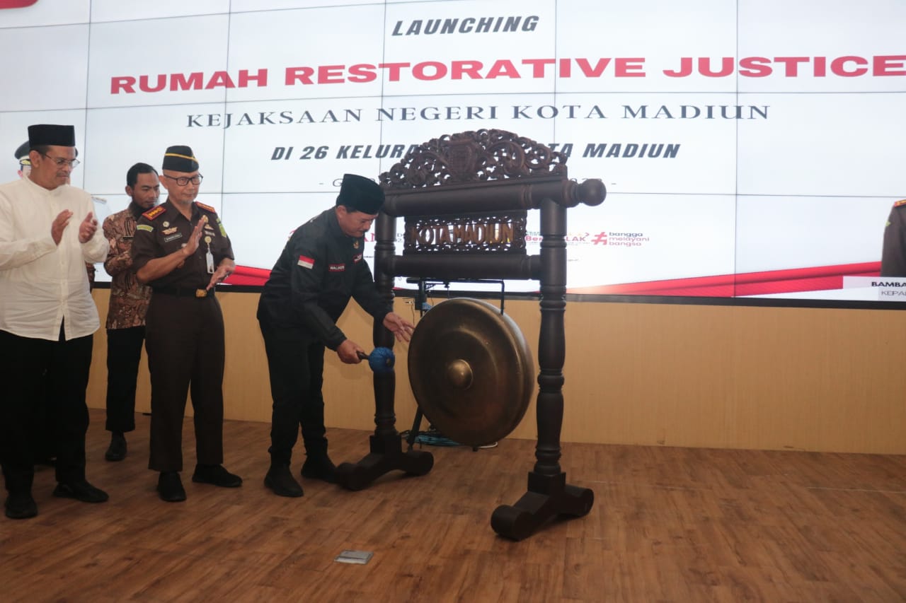 Launching Rumah Restorative Justice di 26 Kelurahan, Wali Kota Sampaikan Apresiasi Kepada Kejaksaan